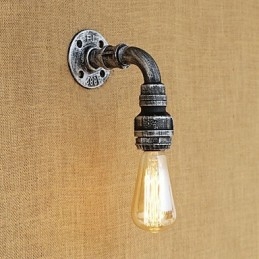 Venkovský retro vintage obraz pro nástěnné svítidlo s okolním osvětlením v mini stylu