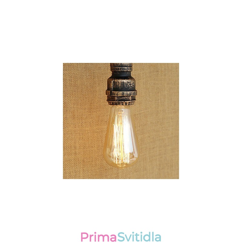 Venkovský retro vintage obraz pro nástěnné svítidlo s okolním osvětlením v mini stylu