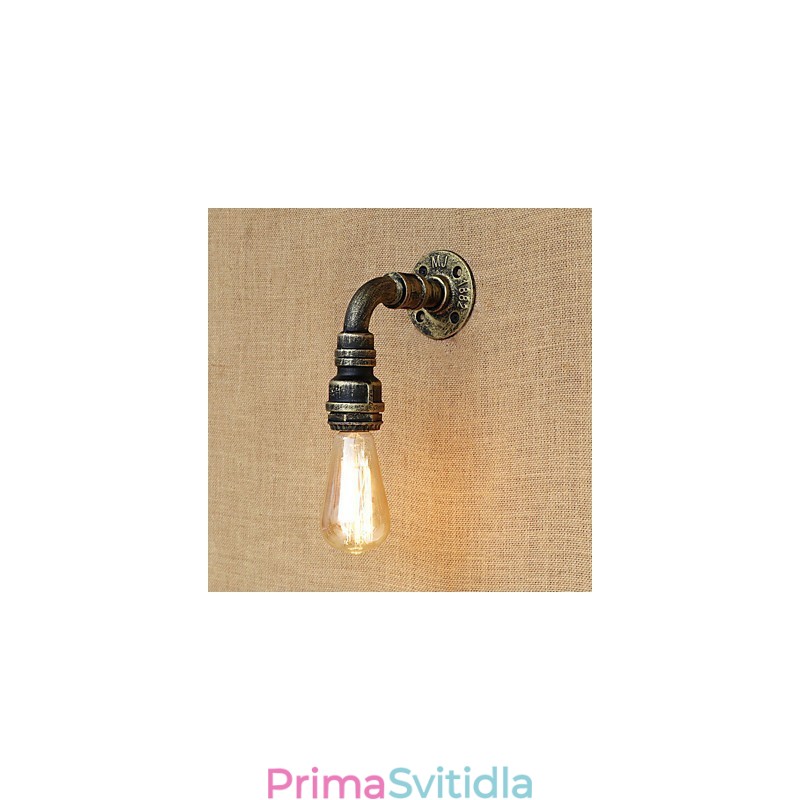 Venkovský retro vintage obraz pro nástěnné svítidlo s okolním osvětlením v mini stylu