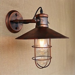 Funkce retro malby Rustic Lodge Country pro nástěnná svítidla v mini stylu