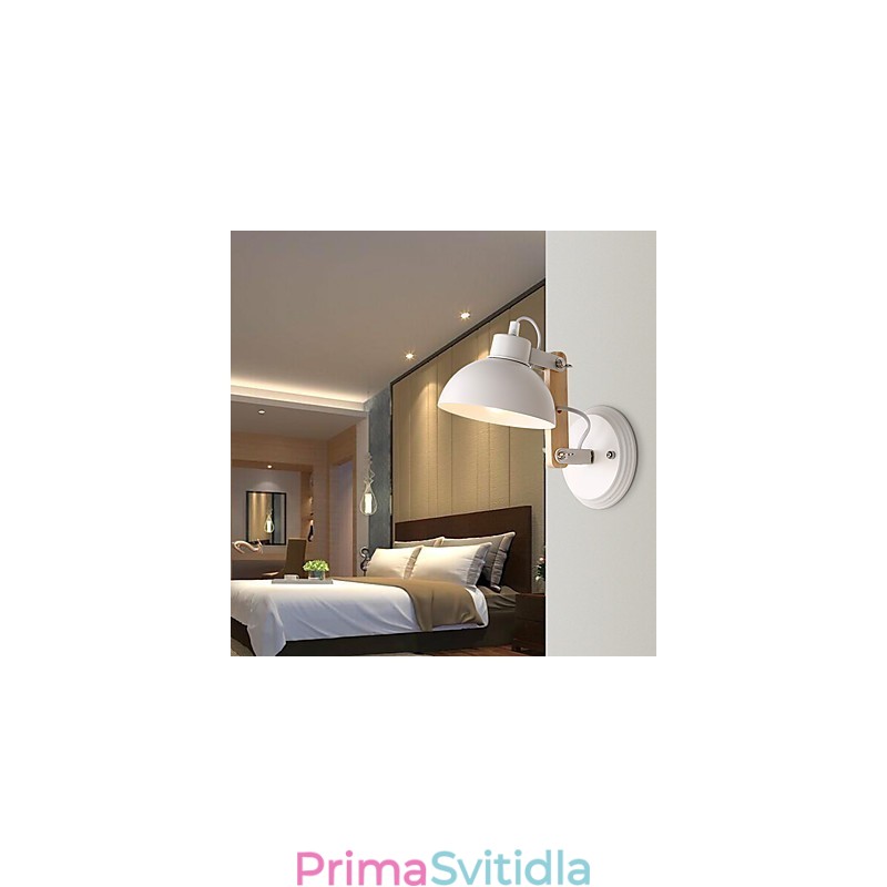 Vintage dřevo Kov ve stylu art deco Rustikální nástěnné svítidlo Obývací pokoj Jídelna Chodba Nástěnná lampa Černá Bílá Volitelné