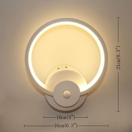 Moderní minimalistická kreativní noční lampa vestavěná lampa Vstupní schodiště Nástěnné osvětlení ložnice