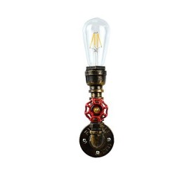 Nástěnné světlo Nástěnné svítidla Nástěnné železo Nástěnná lampa Němá černá lampa se světelným mečem na zdi