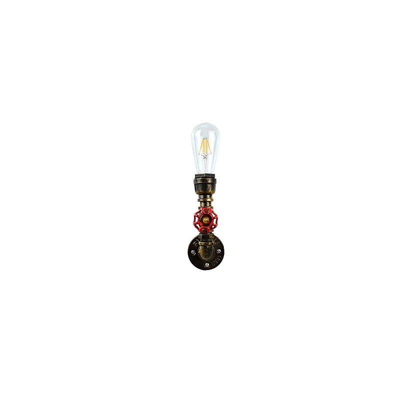 Nástěnné světlo Nástěnné svítidla Nástěnné železo Nástěnná lampa Němá černá lampa se světelným mečem na zdi