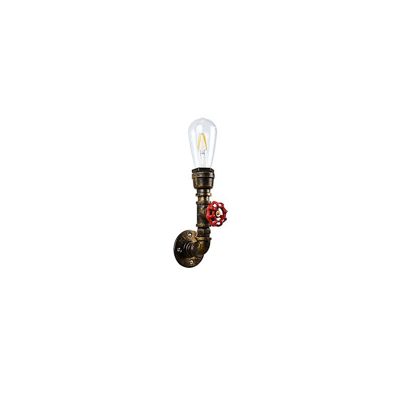 Nástěnné světlo Nástěnné svítidla Nástěnné železo Nástěnná lampa Němá černá lampa se světelným mečem na zdi