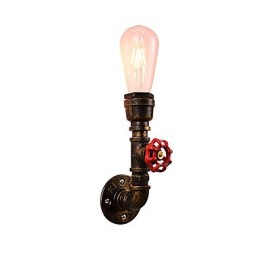 Nástěnné světlo Nástěnné svítidla Nástěnné železo Nástěnná lampa Němá černá lampa se světelným mečem na zdi