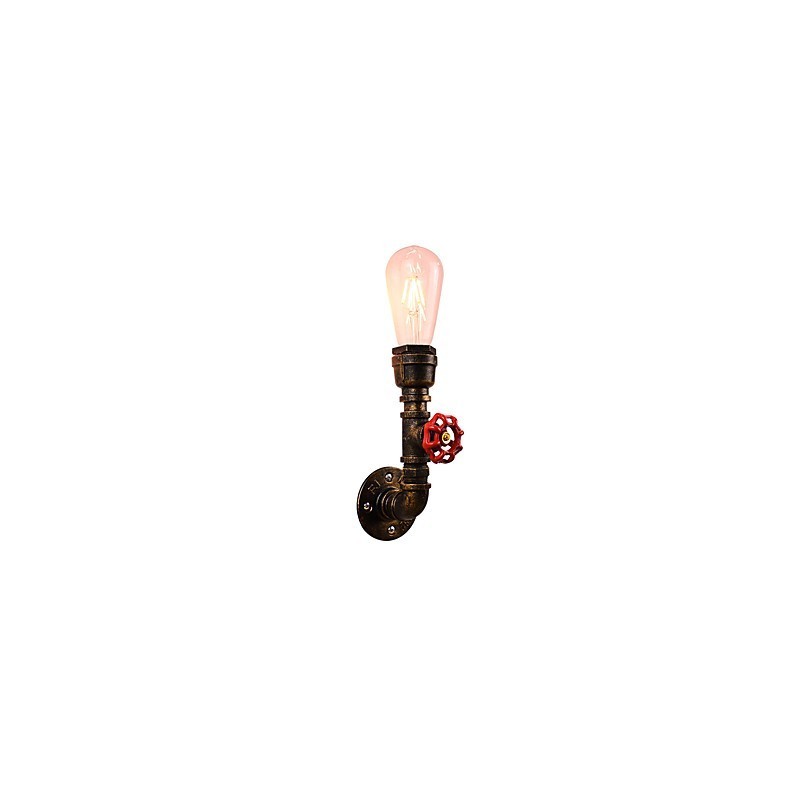 Nástěnné světlo Nástěnné svítidla Nástěnné železo Nástěnná lampa Němá černá lampa se světelným mečem na zdi