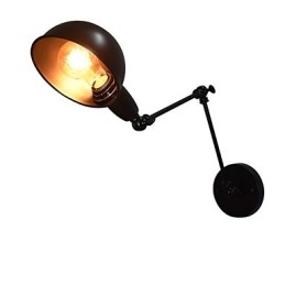 Buzz Skládací nástěnná železná nástěnná lampa Dumb Black Lightsaber Lamp On Wall Evropský styl v americkém stylu