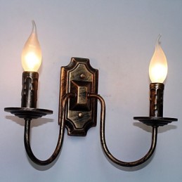 Retro jednoduchá nástěnná lampa Chodba Předsíň Dvojitá hlavní lampa Ložnice Nástěnná lampa v obývacím pokoji