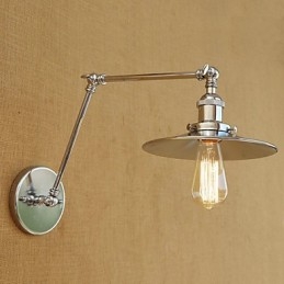 Moderní současná country retro galvanicky pokovená funkce pro houpání s otočným ramenem při okolním světle