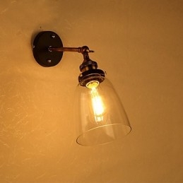 Moderní současná Tradiční klasická rustikální chata Moderní současná bronzová funkce pro nástěnné nástěnné nástěnné svícny