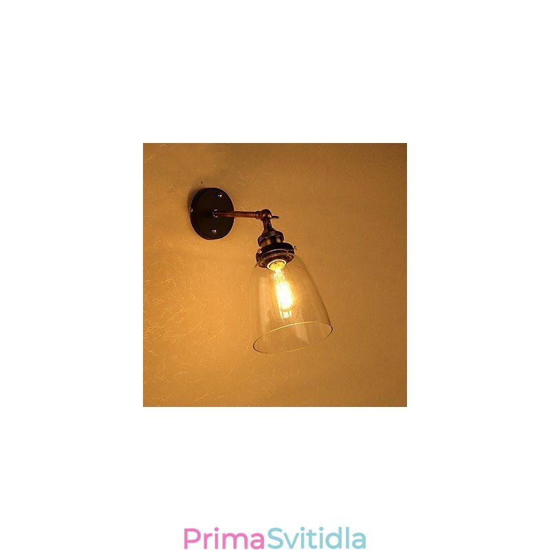 Moderní současná Tradiční klasická rustikální chata Moderní současná bronzová funkce pro nástěnné nástěnné nástěnné svícny