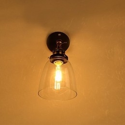 Moderní současná Tradiční klasická rustikální chata Moderní současná bronzová funkce pro nástěnné nástěnné nástěnné svícny