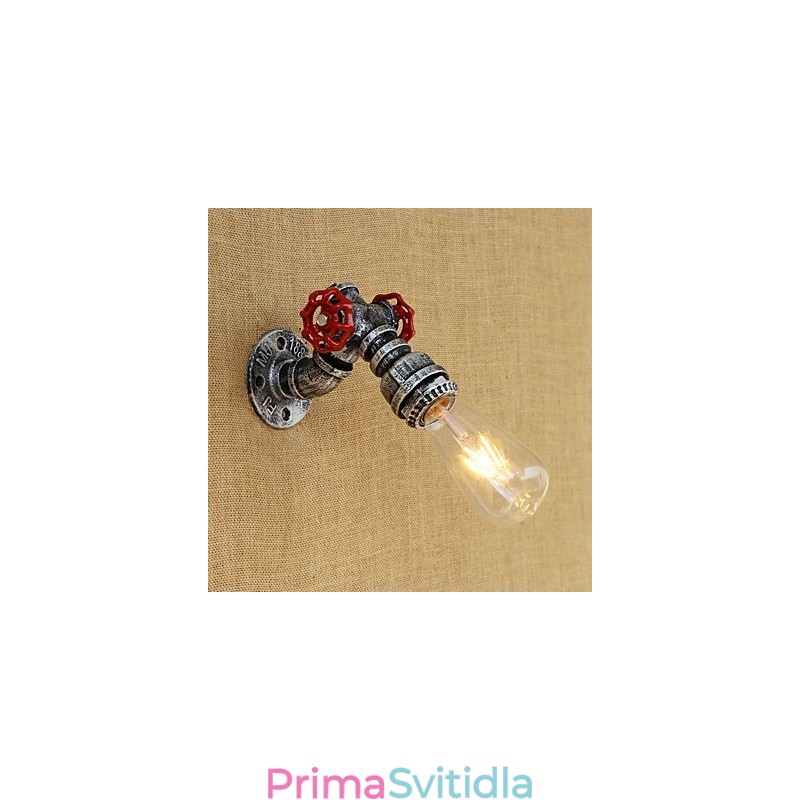 Funkce country retro malby pro nástěnné svítidlo s okolním osvětlením v mini stylu