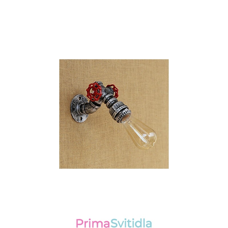 Funkce country retro malby pro nástěnné svítidlo s okolním osvětlením v mini stylu