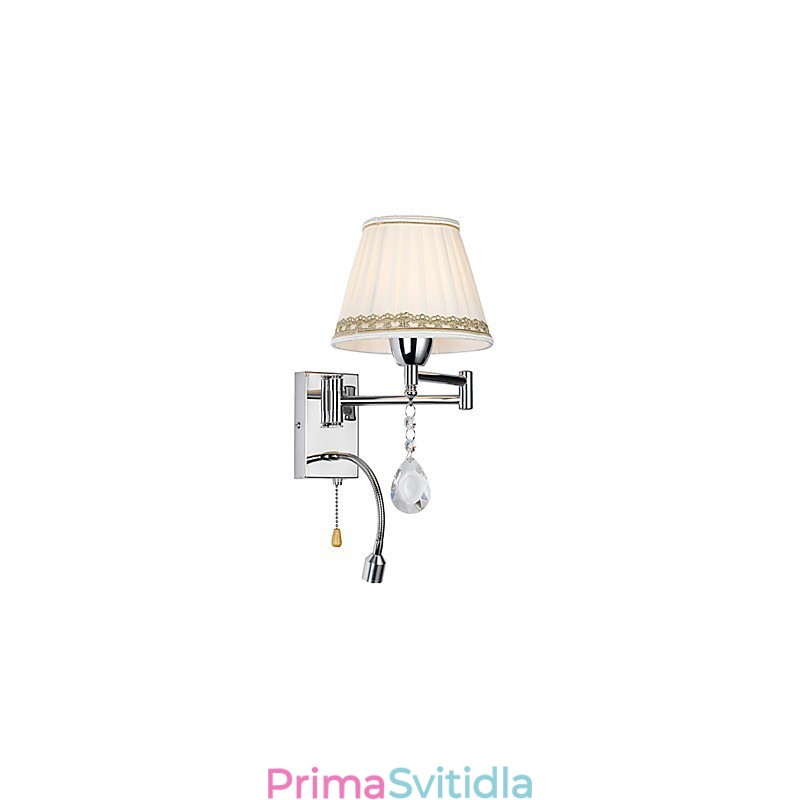 Modern Contemporary Rustic Lodge Funkce moderního současného country pro nástěnnou lampu Crystal Swing Arm