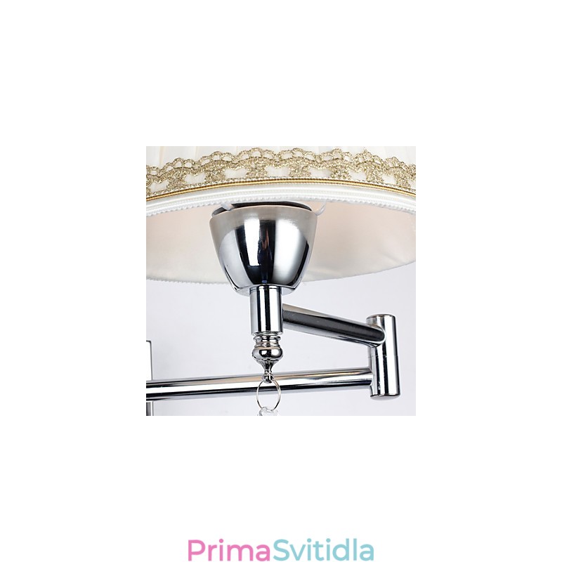 Modern Contemporary Rustic Lodge Funkce moderního současného country pro nástěnnou lampu Crystal Swing Arm