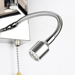 Modern Contemporary Rustic Lodge Funkce moderního současného country pro nástěnnou lampu Crystal Swing Arm