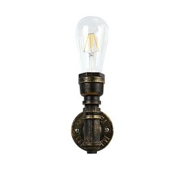 Nástěnné světlo Nástěnné svítidla Nástěnné železo Nástěnná lampa Němá černá lampa se světelným mečem na zdi