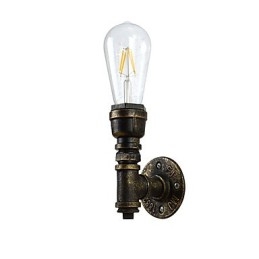 Nástěnné světlo Nástěnné svítidla Nástěnné železo Nástěnná lampa Němá černá lampa se světelným mečem na zdi
