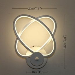 Kreativní nástěnná lampa Noční nástěnná chodba Studijní módní hliníková lampa
