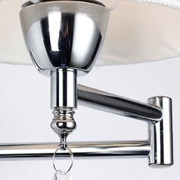 Nástěnná lampa Modern Contemporary Rustic Lodge Moderní Comtemporary Country Chrome Funkce pro Crystal Swing Arm