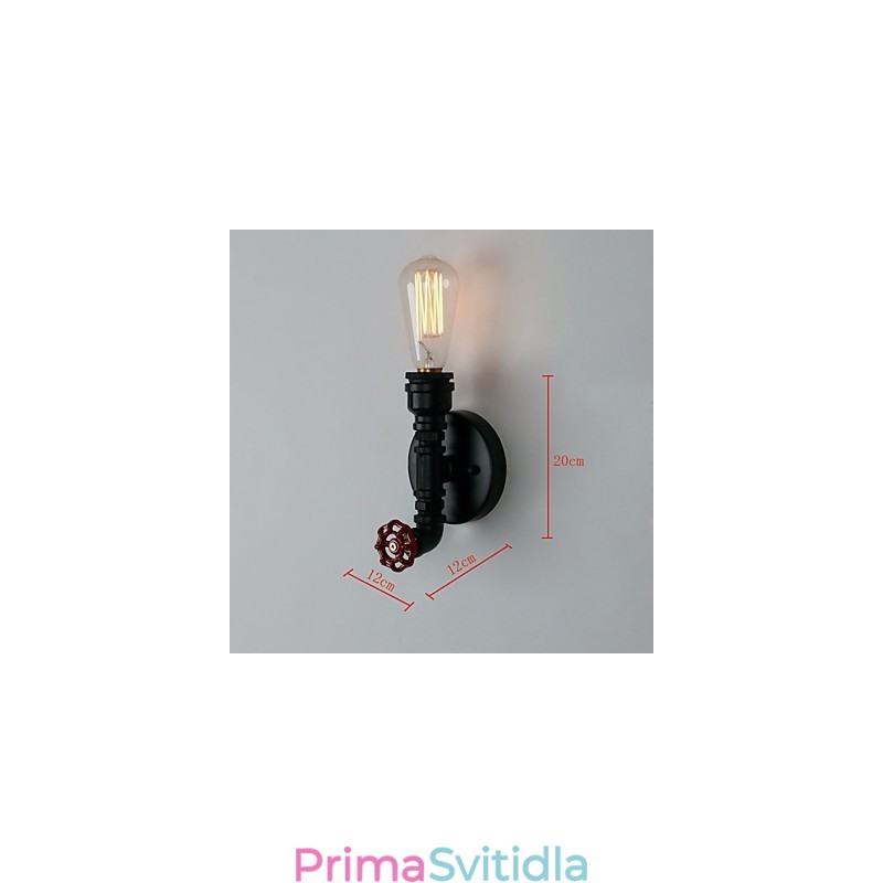 Rustikální Lodge Moderní současná venkovská retro malba pro nástěnné svícny v mini stylu