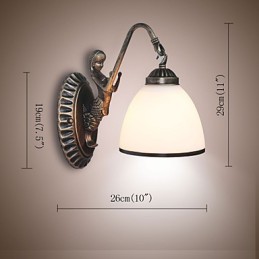 Retro obývací pokoj lampa v evropském stylu Ložnice Nástěnná lampa na verandě Balkonová nástěnná lampa do kavárny