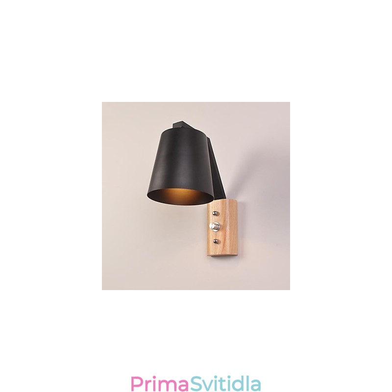 Moderní současná venkovská povrchová úprava s černým oxidem pro nástěnné svítidlo Downlight