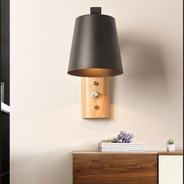 Moderní současná venkovská povrchová úprava s černým oxidem pro nástěnné svítidlo Downlight