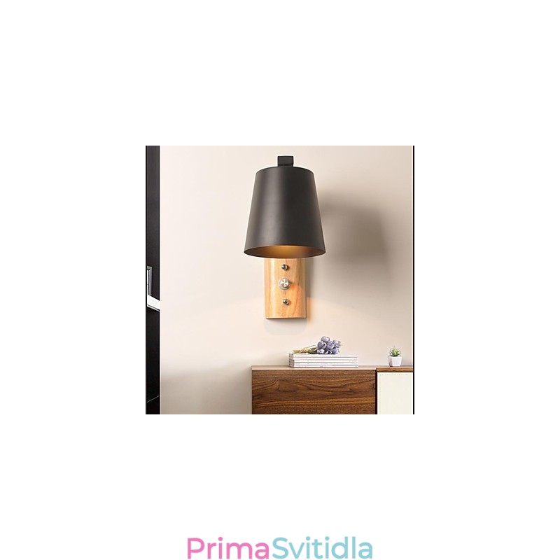 Moderní současná venkovská povrchová úprava s černým oxidem pro nástěnné svítidlo Downlight