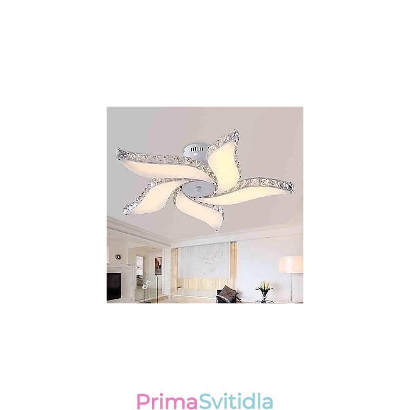 Moderní moderní křišťálový kovový zapuštěný držák