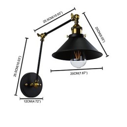 Rustic Lodge Traditional Classic Paint Feature pro nástěnná svítidla Downlight Nástěnné světlo