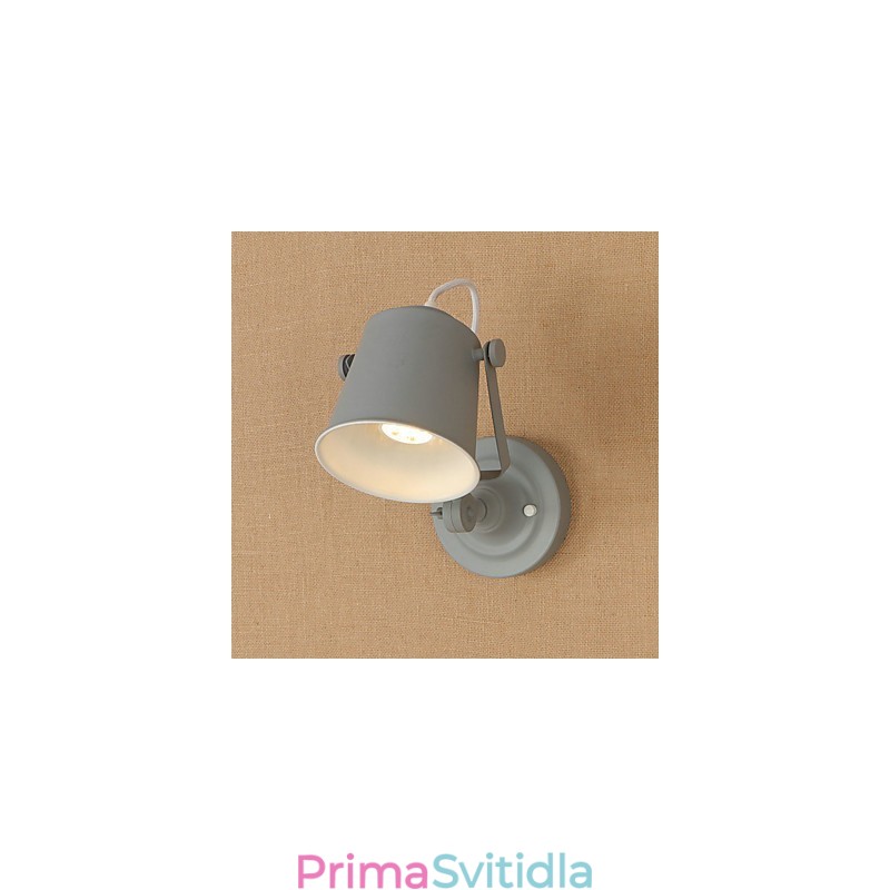 Malovaná ocelová nástěnná lampa němá černá americká káva dekorace retro nástěnná lampa světelný meč na zdi