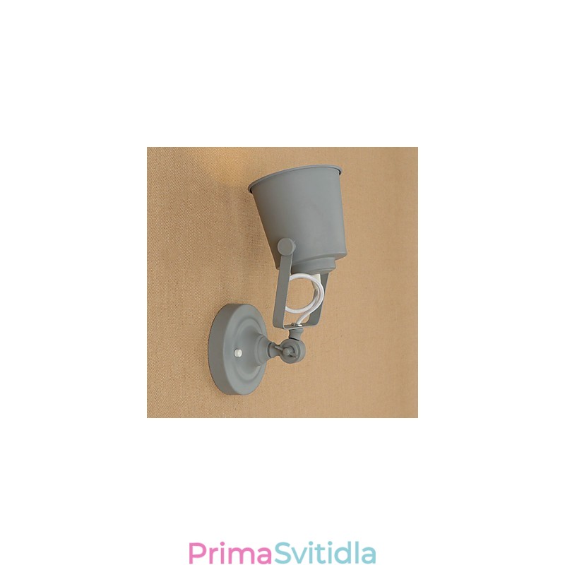 Malovaná ocelová nástěnná lampa němá černá americká káva dekorace retro nástěnná lampa světelný meč na zdi