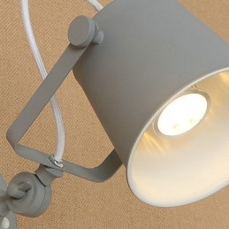 Malovaná ocelová nástěnná lampa němá černá americká káva dekorace retro nástěnná lampa světelný meč na zdi