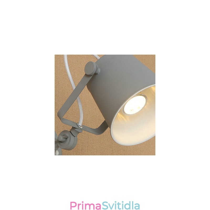 Malovaná ocelová nástěnná lampa němá černá americká káva dekorace retro nástěnná lampa světelný meč na zdi