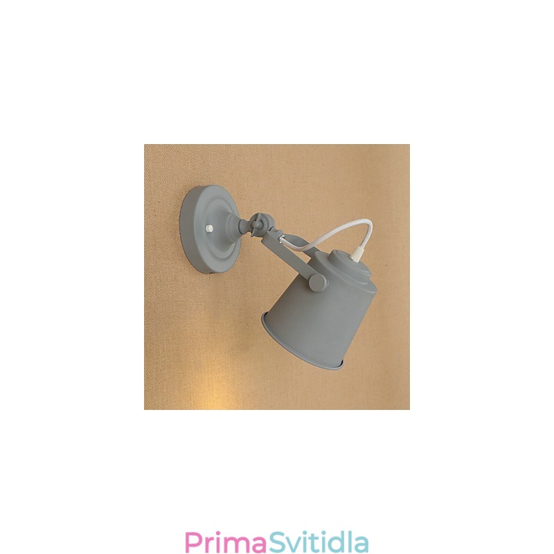 Malovaná ocelová nástěnná lampa němá černá americká káva dekorace retro nástěnná lampa světelný meč na zdi