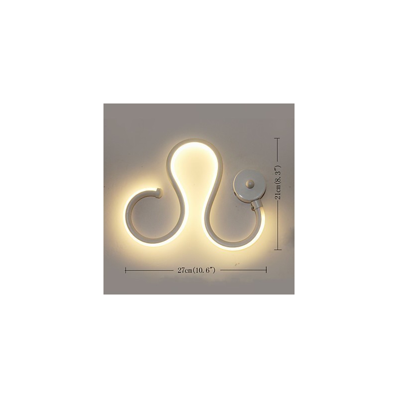 Moderní minimalistická lampa Hliníková lampa Ložnice Dekorace noční lampy Designéři Tvarované osvětlení chodby Kreativní lampy do obývacího pokoje