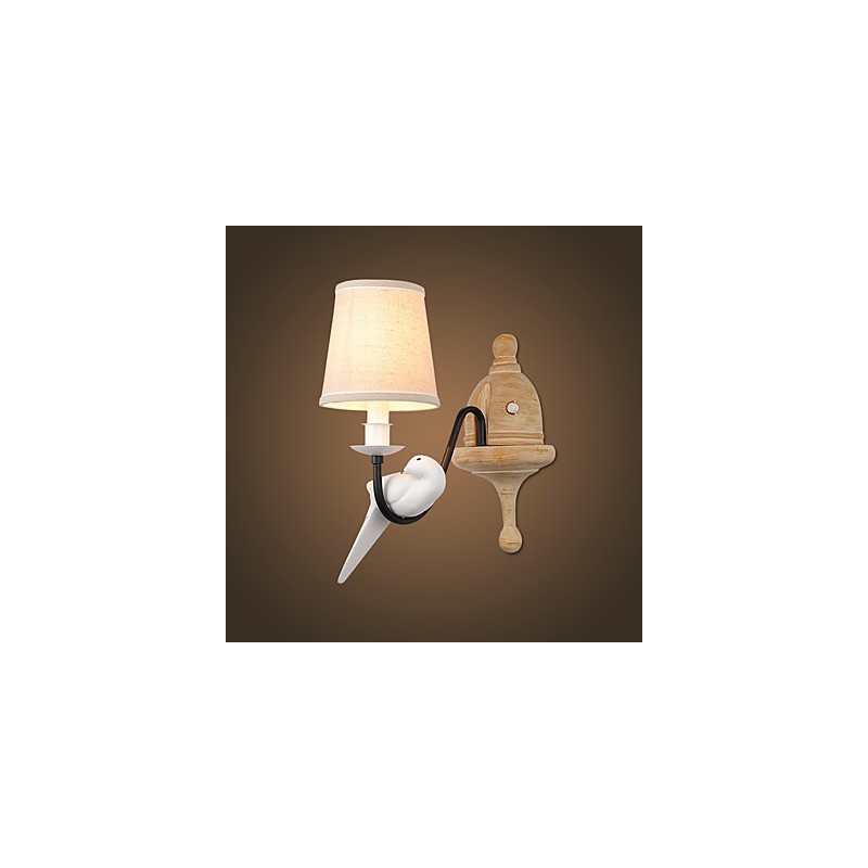 Rustikální Lodge Jednoduché Vintage Malba Funkce Ambient Light Wall Sconces Nástěnné světlo