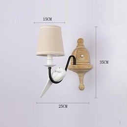 Rustikální Lodge Jednoduché Vintage Malba Funkce Ambient Light Wall Sconces Nástěnné světlo