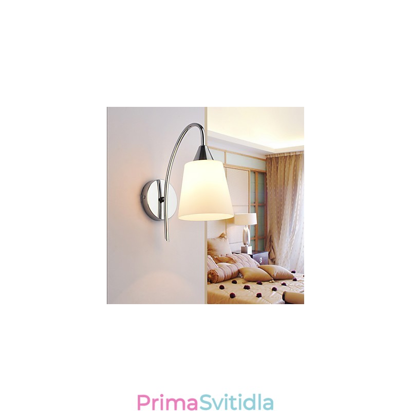Skleněná nástěnná lampa Nástěnné svícny Kovová základna pro nástěnné světlo