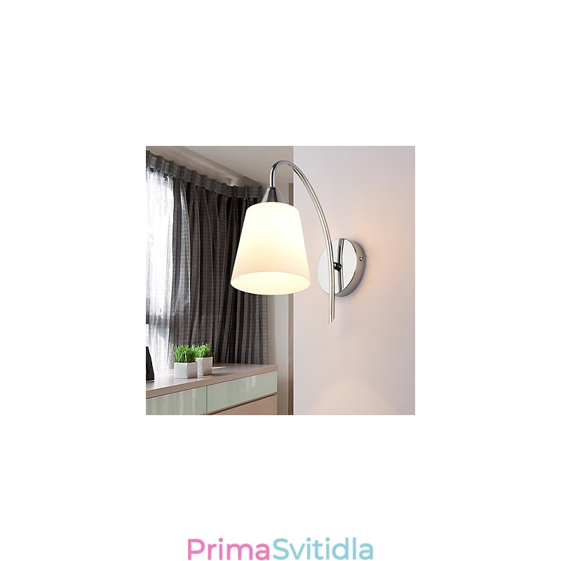 Skleněná nástěnná lampa Nástěnné svícny Kovová základna pro nástěnné světlo