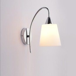 Skleněná nástěnná lampa Nástěnné svícny Kovová základna pro nástěnné světlo