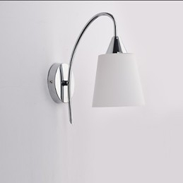 Skleněná nástěnná lampa Nástěnné svícny Kovová základna pro nástěnné světlo