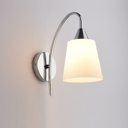 Skleněná nástěnná lampa Nástěnné svícny Kovová základna pro nástěnné světlo