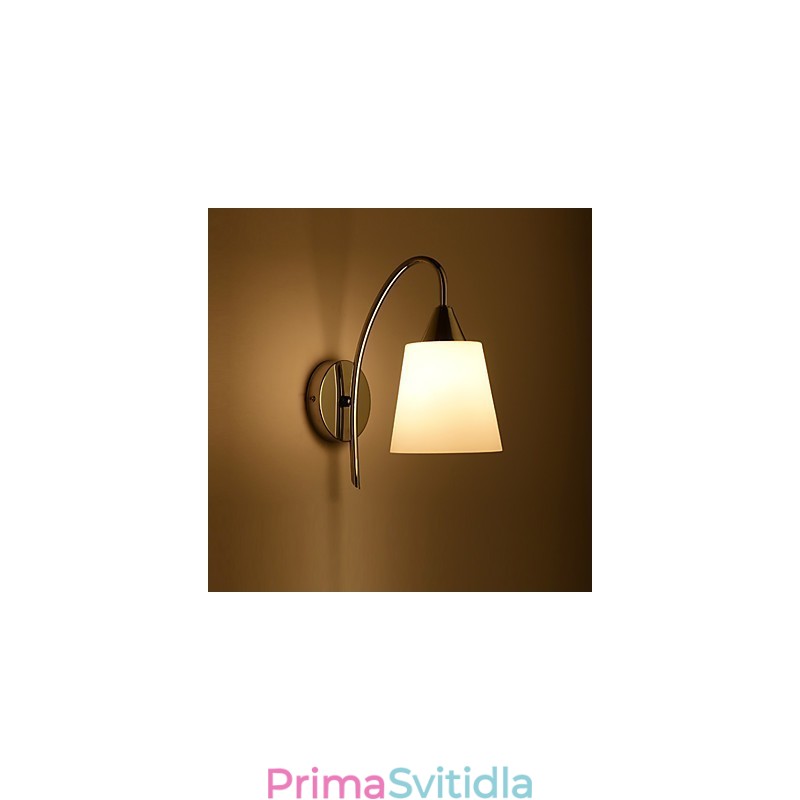Skleněná nástěnná lampa Nástěnné svícny Kovová základna pro nástěnné světlo