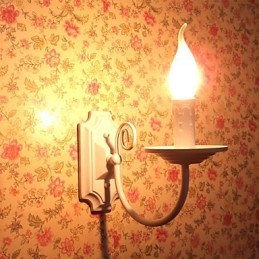 Jednoduchá moderní nástěnná lampa svíčka Jednohlavová lampa chodbová noční lampa