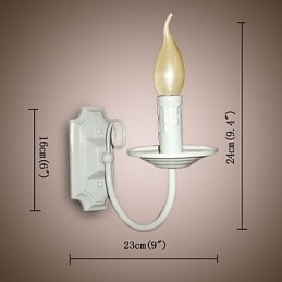 Jednoduchá moderní nástěnná lampa svíčka Jednohlavová lampa chodbová noční lampa