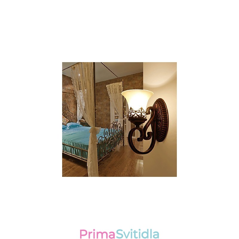 Moderní současná galvanicky pokovená funkce pro nástěnné svítidlo s okolním osvětlením